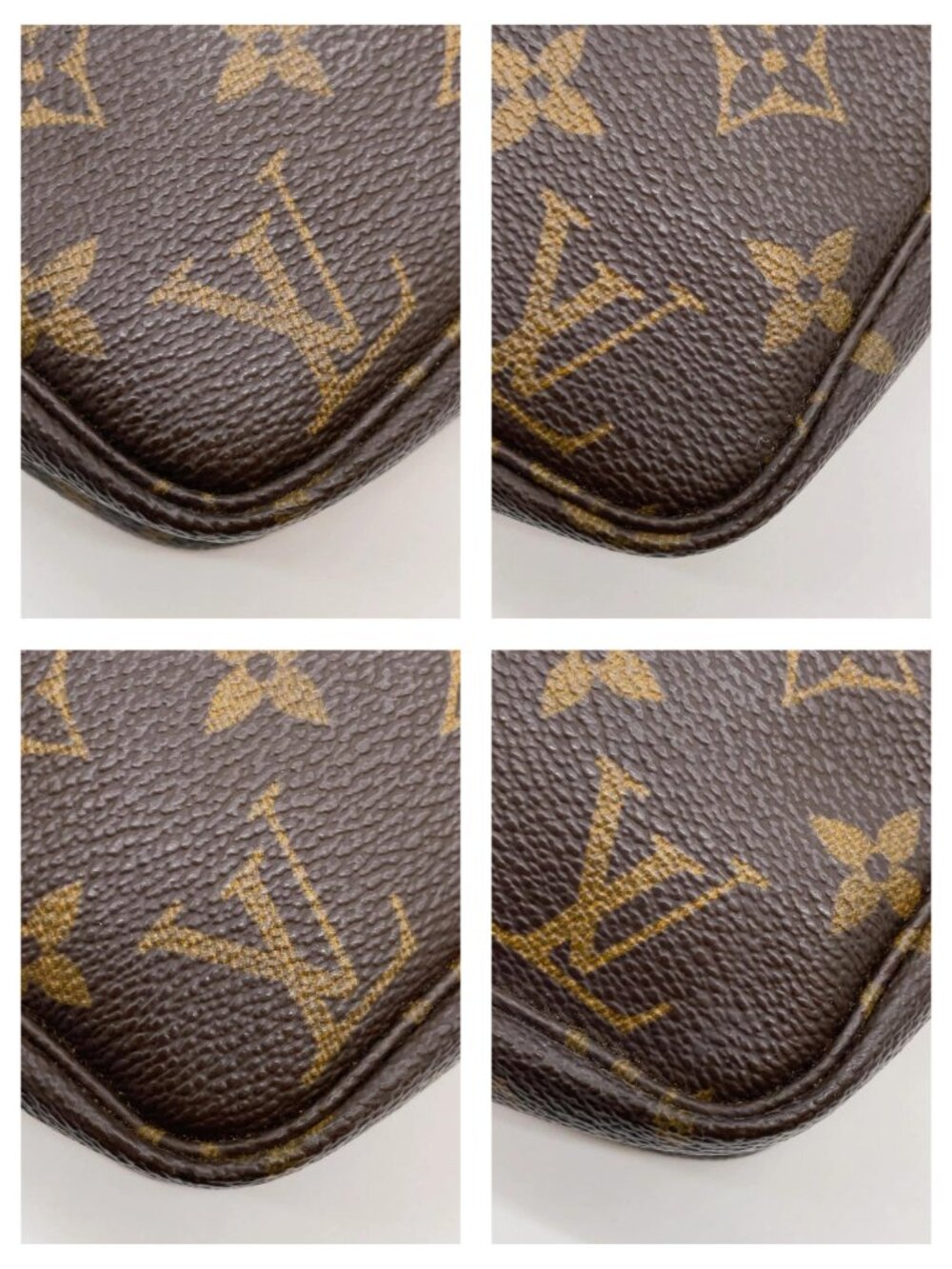 Authentic Louis Vuitton Pochette Accessoires Monogram Canvas Shoulder Bag - Picture 13 of 16